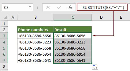 Hapus karakter yang tidak diinginkan dari sel di Excel .